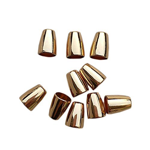 Polished gold metal tips